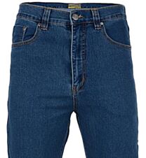 Stretch Fit Jeans, Black or Indigo 30-46in Waists - Long Leg Option to 38in Inside Leg