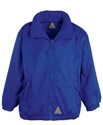 Reversible School Jacket with Hood - Fleece Lined/Shower Proof