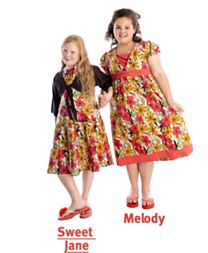 Girl's Plus Fit Summer Dresses - Sweet Jane or Melody Styles