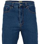 Stretch Fit Jeans, Black or Indigo 30-46in Waists - Long Leg Option to 38in Inside Leg